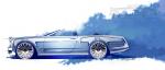 Bentley Mulsanne Convertible Concept Sketches 2012 года